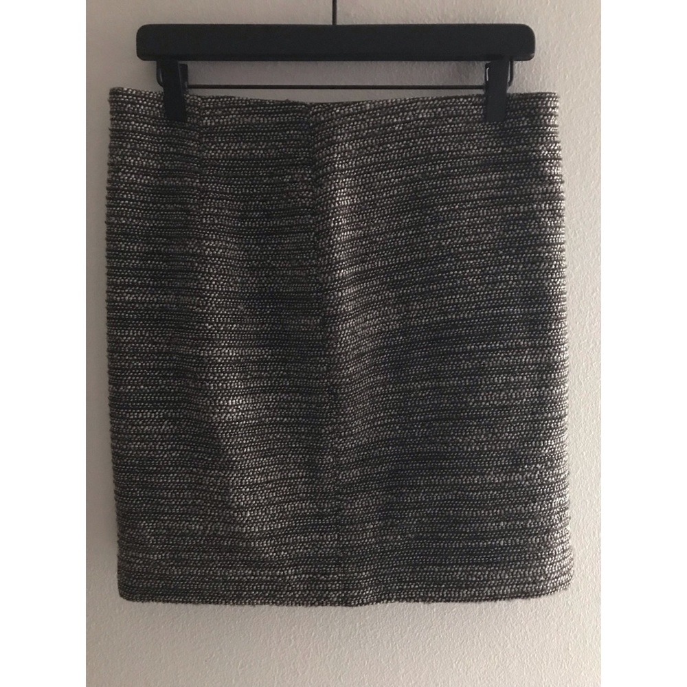 Ann Taylor Size 6 Wool Blend Skirt Brown and White